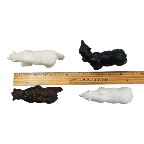 Mojo Polar Bear Woodland Grizzly Black Bear Figures Hand Painted Realistic Toys - Picture 12 of 12